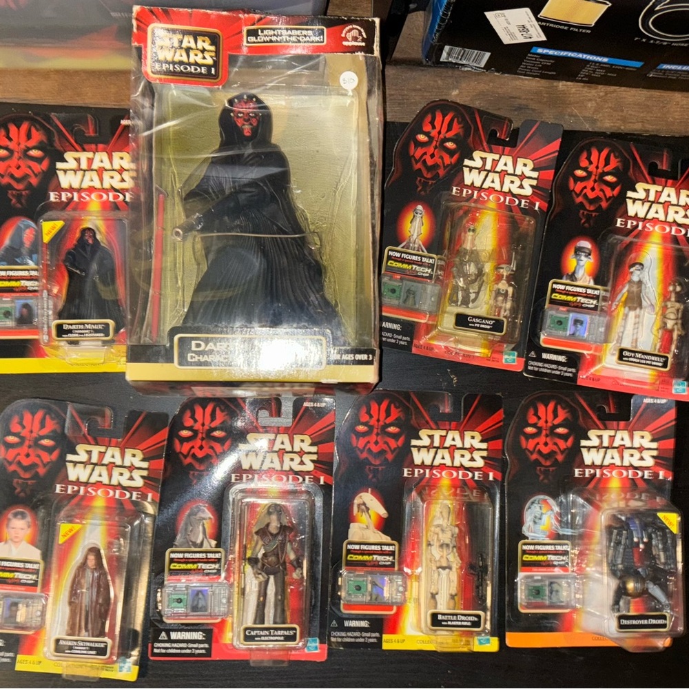 Rare Star Wars Episode I Action Figures Bundle